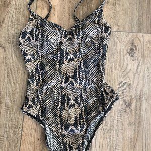 Women's One Piece Liz Claiborne Swim Suit, Size 8